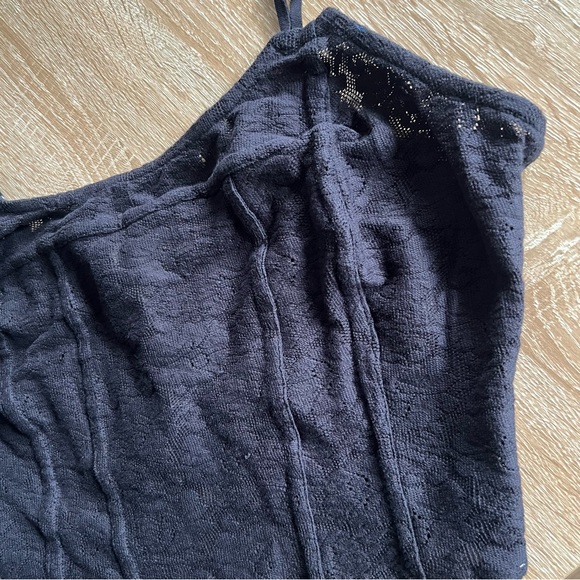 Free People Black Cropped Tank Top - Picture 2 of 4